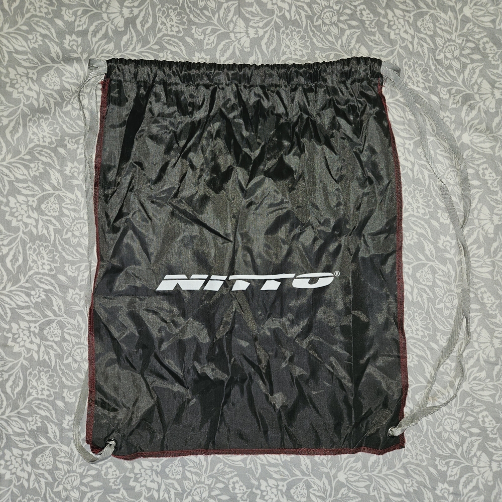 Nitto Tire Dark Grey Drawstring Bag